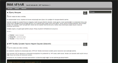 Desktop Screenshot of bilalafsar.com
